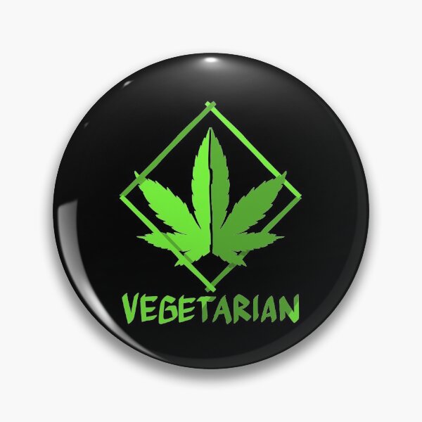 Item preview, Vegetarian Squared Cannabis Leaf High Gift designed and sold by TTFMerch.