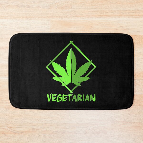 Item preview, Vegetarian Squared Cannabis Leaf High Gift designed and sold by TTFMerch.