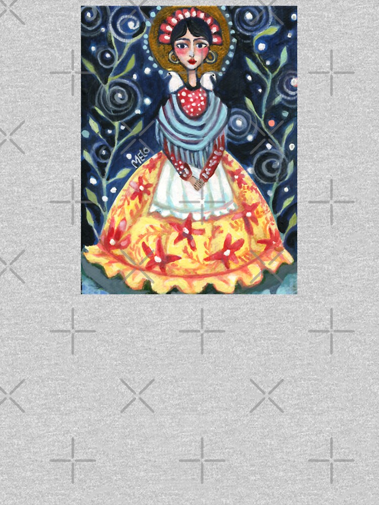 frida kahlo spring floral with birds, swirls, meloearth portrait, celebrity cute woman, mexican artist, flowers foliage by meloearth
