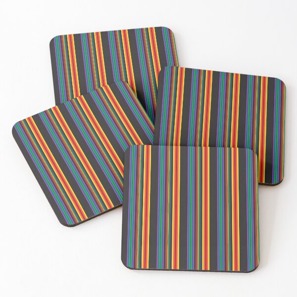 Item preview, Rainbow Vertical Stripes Pattern designed and sold by Siu-Hong Mok.