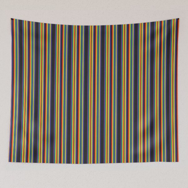 Item preview, Rainbow Vertical Stripes Pattern designed and sold by Siu-Hong Mok.