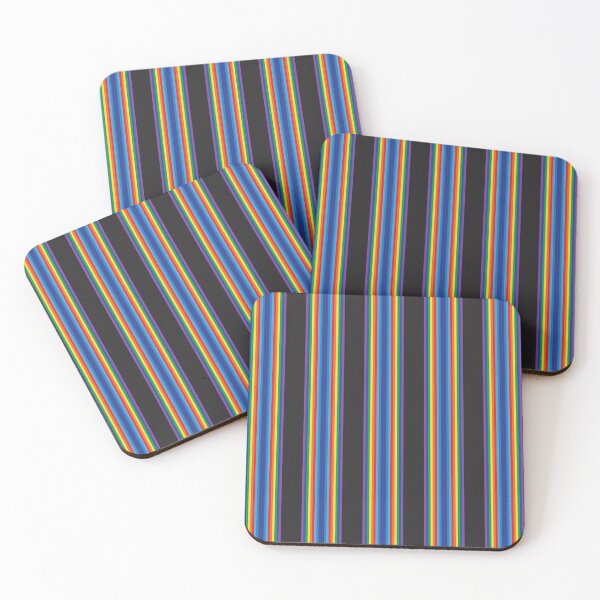 Item preview, Rainbow Vertical Stripes Pattern designed and sold by Siu-Hong Mok.
