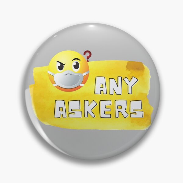 Item preview, Any askers silver design sticker designed and sold by Zukhra79.