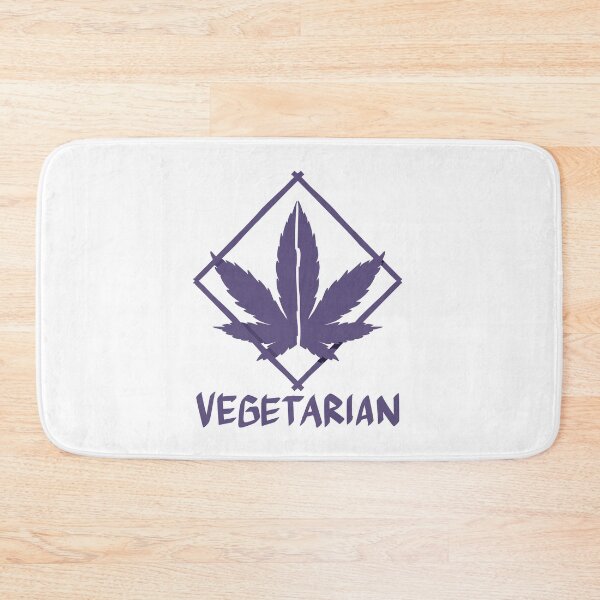 Item preview, Vegetarian Squared Cannabis Leaf High Gift designed and sold by TTFMerch.