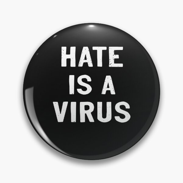 Item preview, Hate is a Virus Classic T-Shirt  designed and sold by Lukifo-Caster.