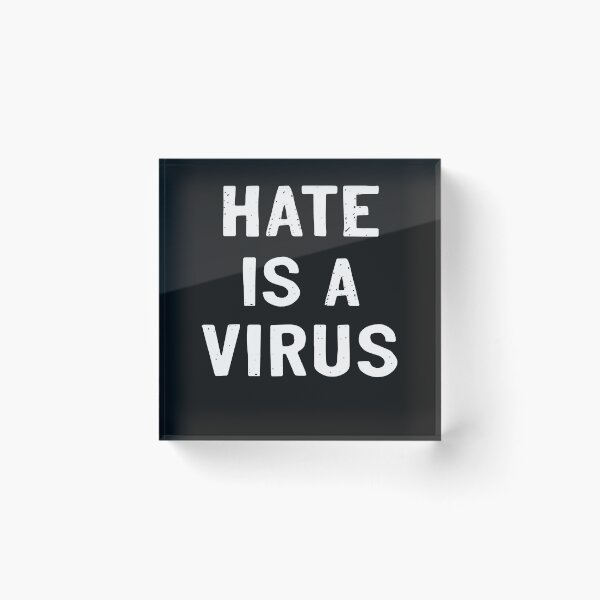 Item preview, Hate is a Virus Classic T-Shirt  designed and sold by Lukifo-Caster.