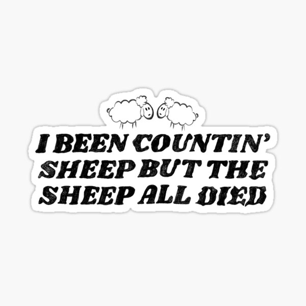 Way less sad lyrics by AJR Sticker