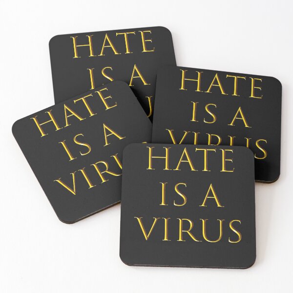 Item preview, HATE IS A VIRUS Classic T-Shirt  designed and sold by Lukifo-Caster.
