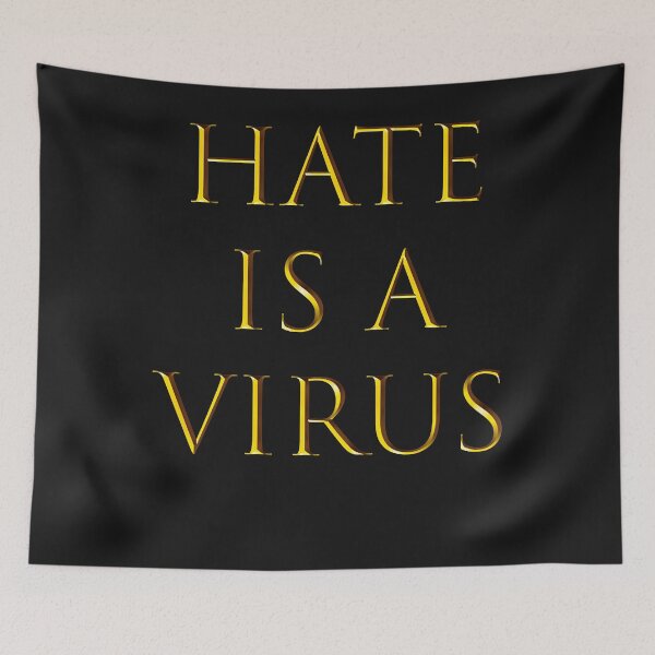 Item preview, HATE IS A VIRUS Classic T-Shirt  designed and sold by Lukifo-Caster.