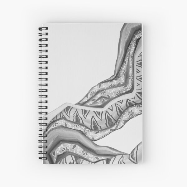Noir et blanc Cahier à spirale