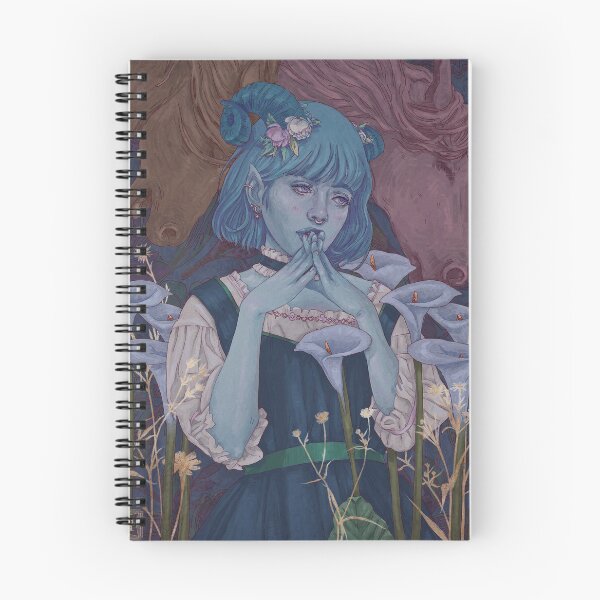 Item preview, THE LITTLE BLUE TIEFLING designed and sold by AliceBlakeArt.