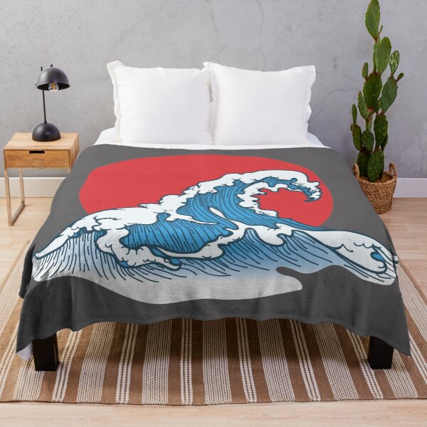 Item preview, Japanese wave, Japanese big waves, raging ocean and vintage sea water illustration designed and sold by mashmosh.