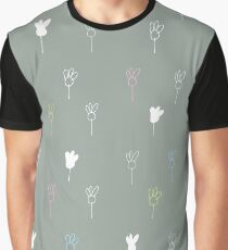Chamomile on gray Graphic T-Shirt