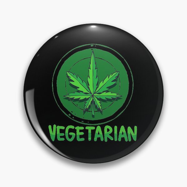 Item preview, Vegetarian Circled Cannabis Leaf High Gift designed and sold by TTFMerch.