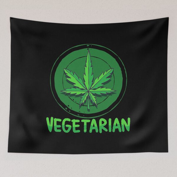 Item preview, Vegetarian Circled Cannabis Leaf High Gift designed and sold by TTFMerch.