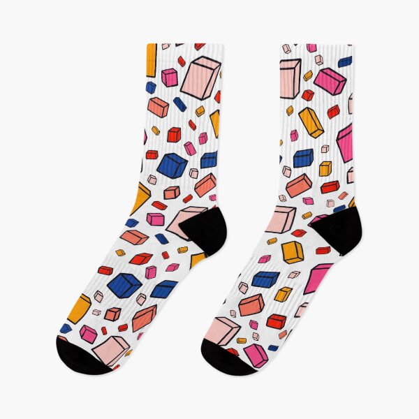 Item preview, Colorful Block Pattern o White designed and sold by OneLook.