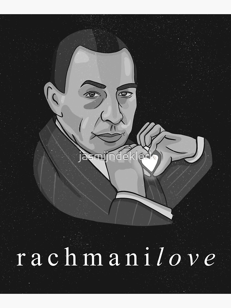 Rachmaninov "RachmaniLOVE" classical composer funny by jasmijndeklerk
