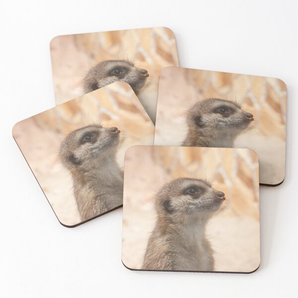 Item preview, small furry animals meerkat close up designed and sold by nataliavavilina.