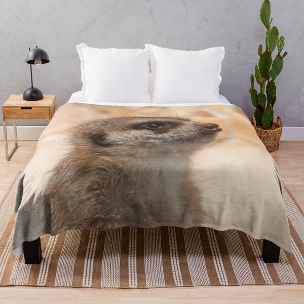 Item preview, small furry animals meerkat close up designed and sold by nataliavavilina.