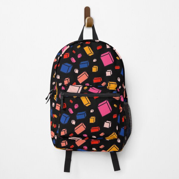 Item preview, Colorful Block Pattern on Black designed and sold by OneLook.