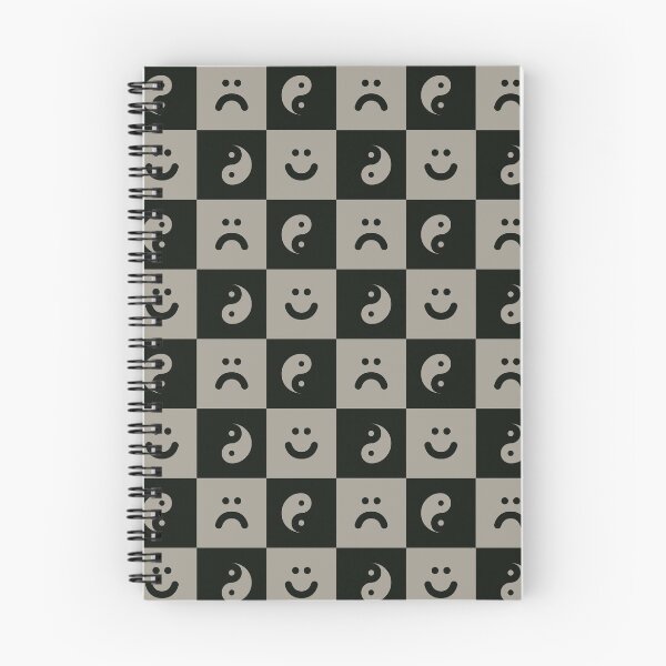 Item preview, Dark Ska Pattern with Yin Yang and smilies designed and sold by ZANGRAM.