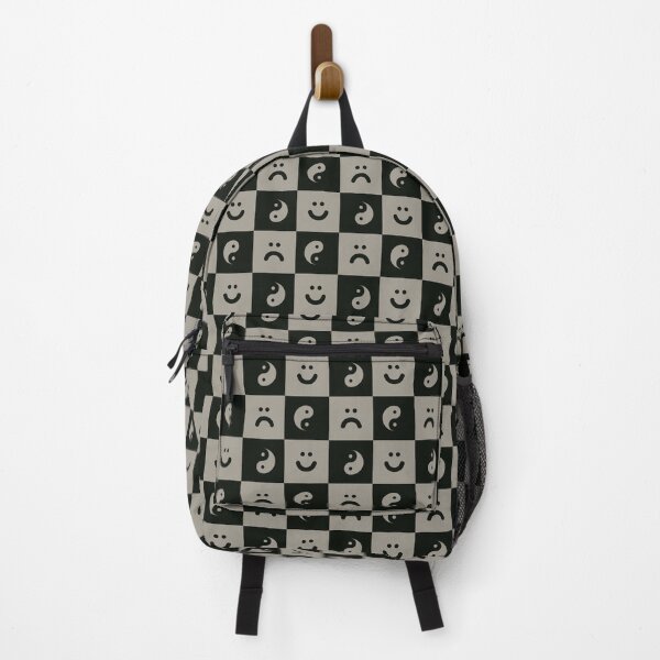Item preview, Dark Ska Pattern with Yin Yang and smilies designed and sold by ZANGRAM.