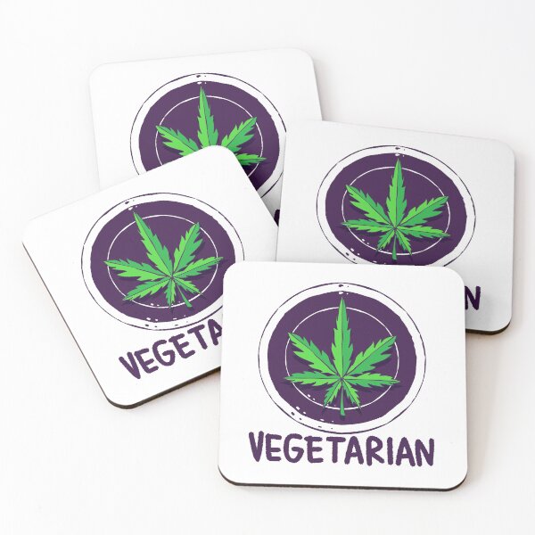 Item preview, Vegetarian Circled Cannabis Leaf High Gift designed and sold by TTFMerch.