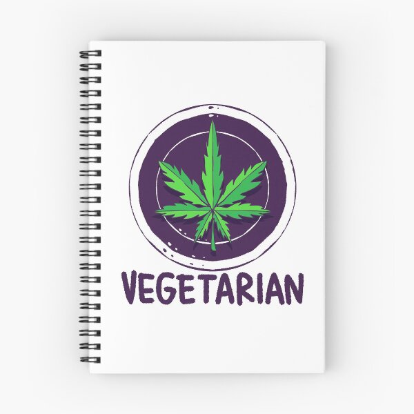 Item preview, Vegetarian Circled Cannabis Leaf High Gift designed and sold by TTFMerch.
