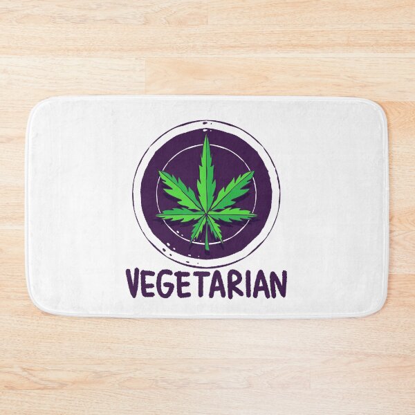 Item preview, Vegetarian Circled Cannabis Leaf High Gift designed and sold by TTFMerch.