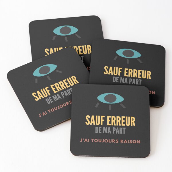 Aperçu de l'œuvre Sauf erreur de ma part j'ai toujours raison créée et vendue par BaTeeArt.