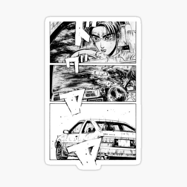 INITIAL-D - Anime And Manga - Sticker