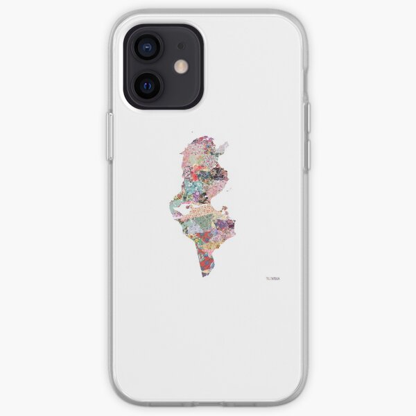 Carte de la Tunisie Coque souple iPhone