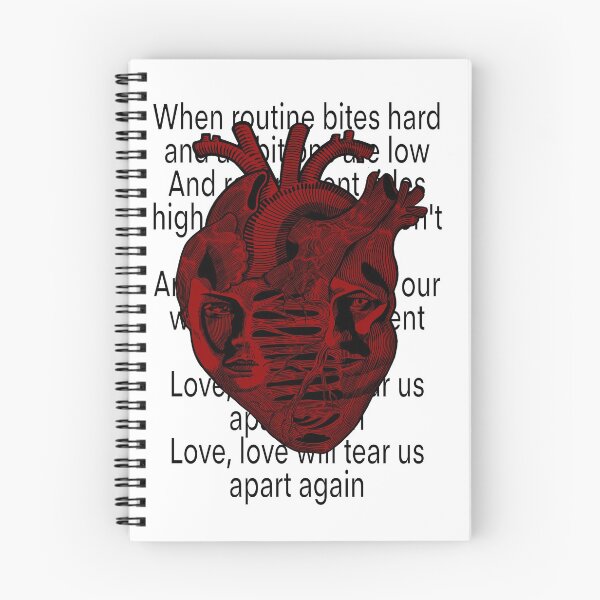 Item preview, Love will tear us apart text version designed and sold by GallonTattoo.