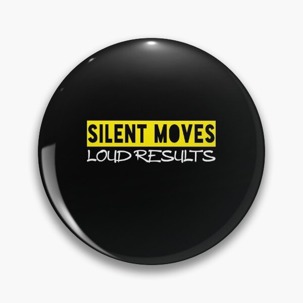 Item preview, Silent moves loud results motivation quote gift T-Shirt designed and sold by bigfamilytee.