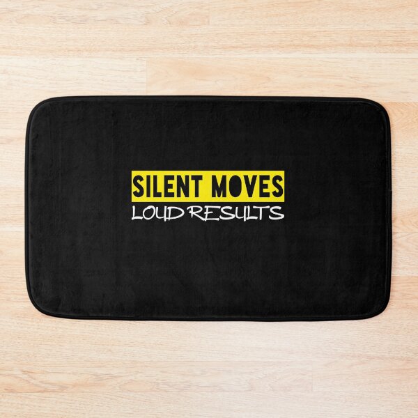 Item preview, Silent moves loud results motivation quote gift T-Shirt designed and sold by bigfamilytee.