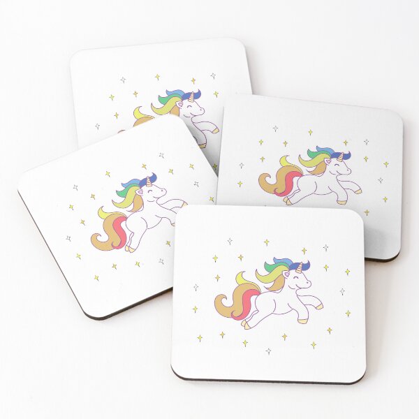 Item preview, Unicorn and stars designed and sold by HumbleIdeas.