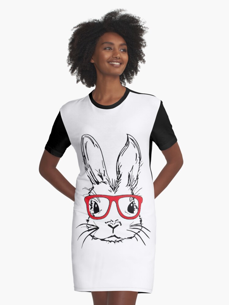 bunny with glasses dress