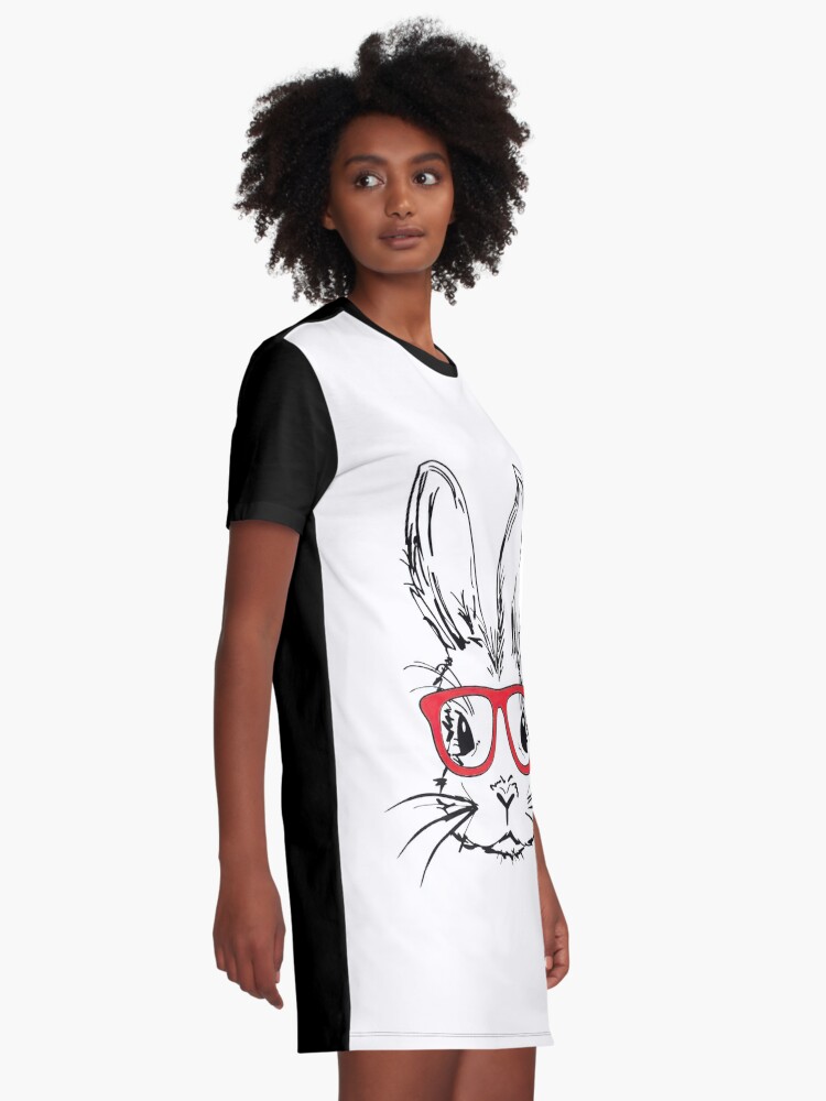 bunny with glasses dress