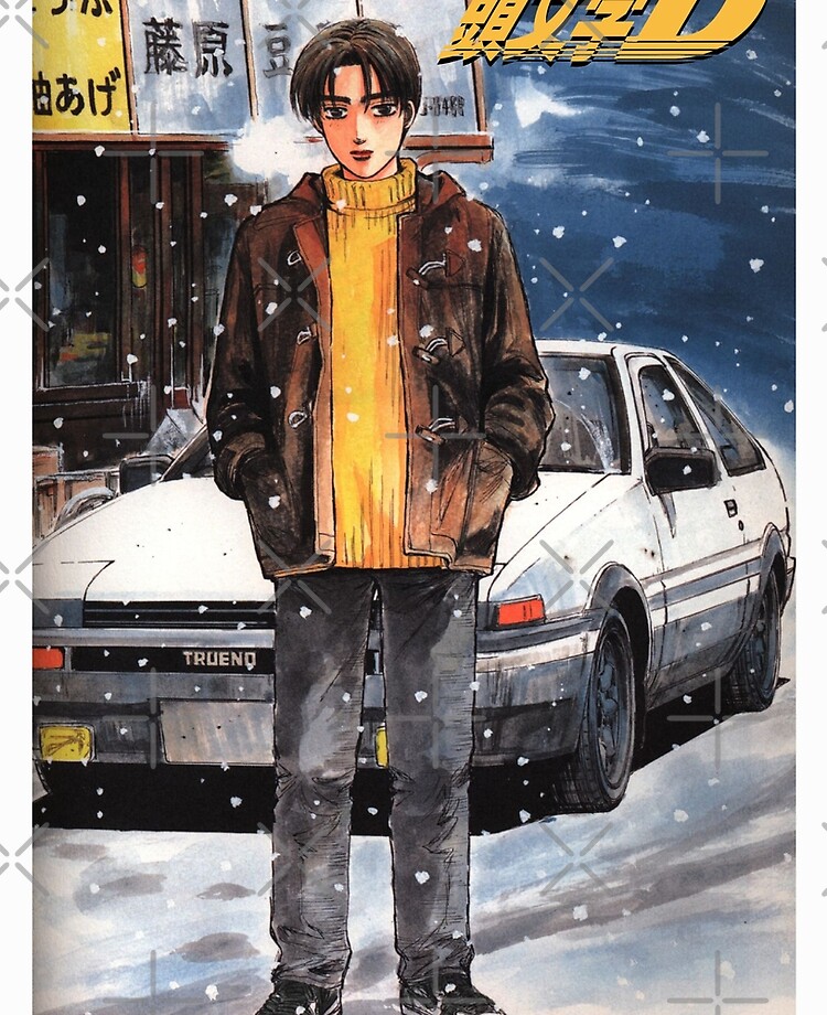 Initial D Manga Takumi Fujiwara Snow Ipad Case Skin By Geekngo Redbubble