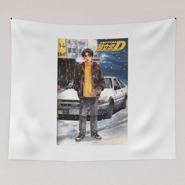Item preview, Initial D Manga Takumi Fujiwara Snow designed and sold by GeeknGo.