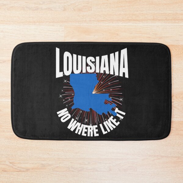 Item preview, LOUISIANA STATE, MAP, NO WHERE LIKE IT, 18TH STATE, PELICAN STATE, BAYOU STATE,  designed and sold by R B Chrystal.