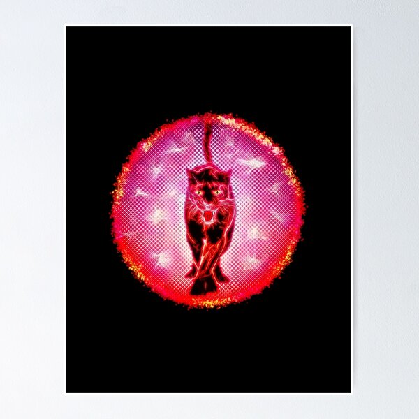 Item preview,  cougar red pink panther  big cat designed and sold by umfhn.