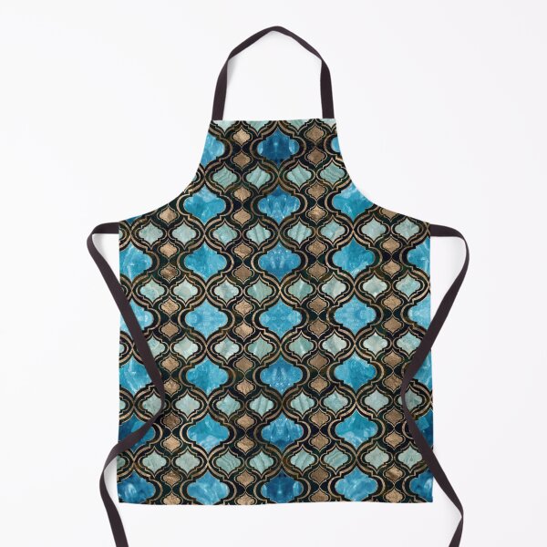 Item preview, Moroccan trellis Blue Crystal Textures designed and sold by k9printart.