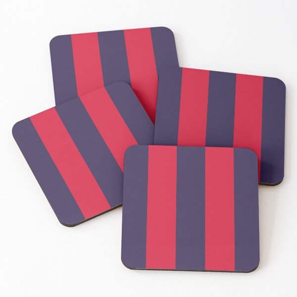 Item preview, Large NAVY BLUE and RED Vertical STRIPES designed and sold by RachelMacht.