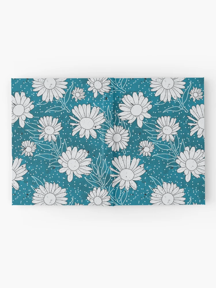 Thumbnail 2 of 3, Journal, Blue Daisy Pattern  designed and sold by DifferentCreate.