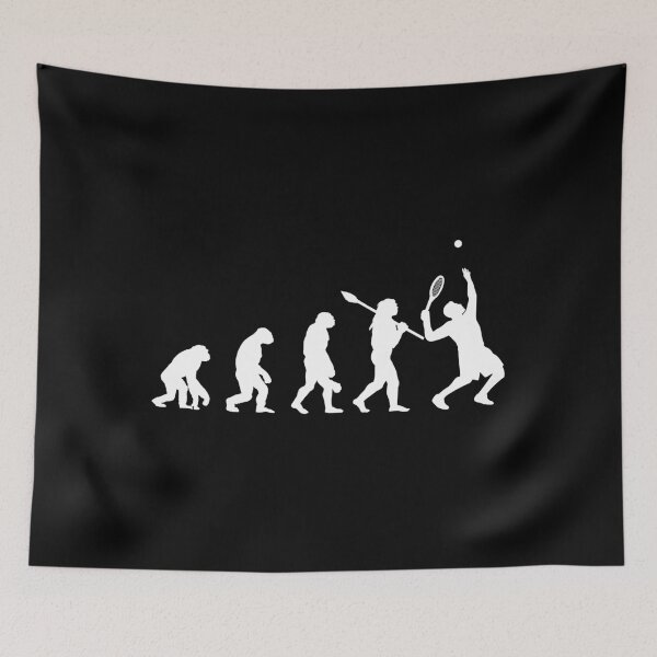 Item preview, Evolution of tennis - cool athletic tennis tees. designed and sold by PrintPress.