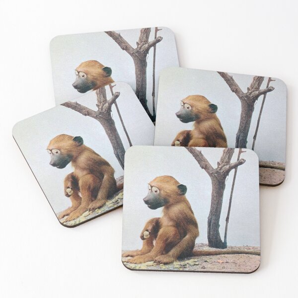 Item preview, Badly Taxidermied Baboon Infant designed and sold by redoARTstore.