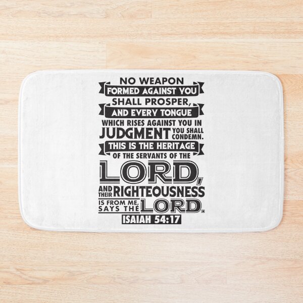 Item preview, Isaiah 54:17 No Weapon Formed Against You Shall Prosper designed and sold by plushism.