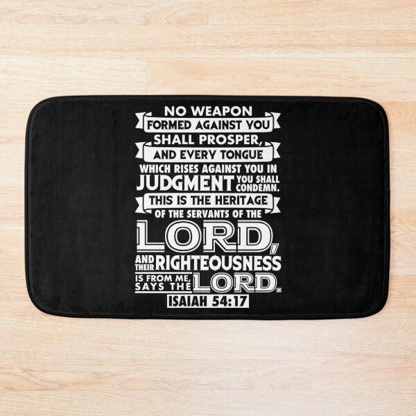 Item preview, Isaiah 54:17 No Weapon Formed Against You Shall Prosper designed and sold by plushism.