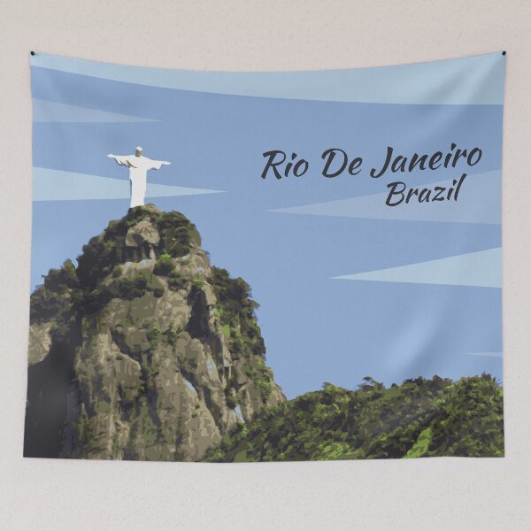 Item preview, Rio De Janeiro Brazil Art designed and sold by TheJoeyStudio.